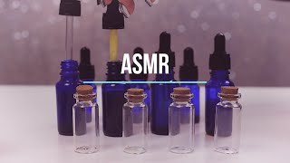 Стеклянные Бутылочки С Сывороткой Пипетка Для Глаз Звуки Воды ASMR  Без Разговоров [upl. by Hayott]