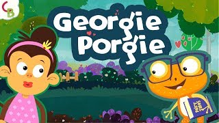 Georgie Porgie Pudding and Pie  Nursery Rhymes for Children  Kids and Baby Songs by Cuddle Berries [upl. by Bergeron167]