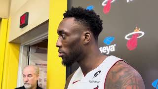 Nassir Little interview at 2024 Miami HEAT media day [upl. by Kinom]