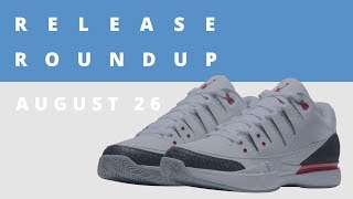 Roger Federer Speaks on His Sneaker History amp New NikeCourt x Jordan Collab  Release Roundup [upl. by Dorahs]