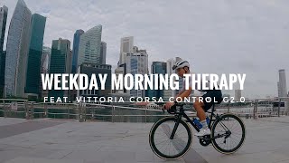 FRESH VITTORIA CORSA CONTROL G20 TYRES  OBC WEEKDAY RIDE  SINGAPORE CYCLING VLOG [upl. by Carey]