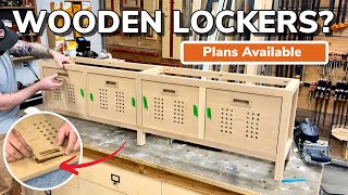 Easy Three Day Build  Making Wooden Lockers [upl. by Sprage778]