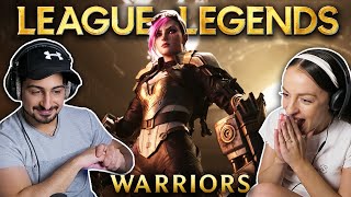 Arcane simps react to WARRIORS and more  League of Legends Cinematic Trailers [upl. by Estelle]