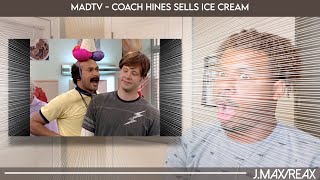 MadTv  Coach Hines Sells Ice Cream  REACTION [upl. by Bellda]