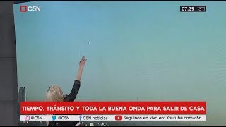 Así se vio un OVNI en el cielo de Buenos Aires durante Mañanas Argentinas [upl. by Constanta367]