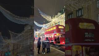 london travel londonchristmaslights2024 regentstreet [upl. by Nawad]