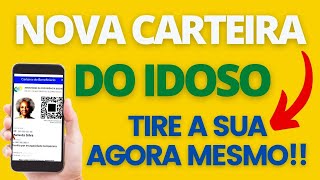 SAIU VERSÃO 2024 DA CARTEIRA DO IDOSO DIREITO DO IDOSO MAIS 60 ANOS ESTATUTO DO IDOSO [upl. by Aekin189]