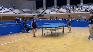 【ハイライト】佐藤瞳 vs 張本美和｜世界卓球2021ヒューストン 日本代表選考合宿｜女子予選リーグ グループA [upl. by Bruis]