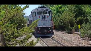 Four Trains in Absecon NJ 52324 [upl. by Lavud]