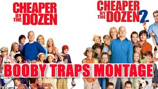 Cheaper By The Dozen Movies Booby Traps Montage Music Video [upl. by Ynahpets629]