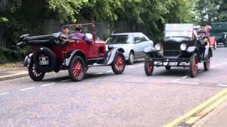 Model T Fords Parade Through Trafford Park 2011 [upl. by Uhayile211]