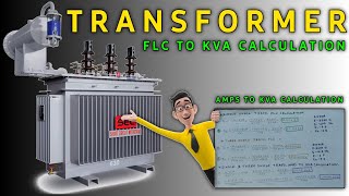 👷Transformer Full Load Current To KVA Calculation [upl. by Graeme]