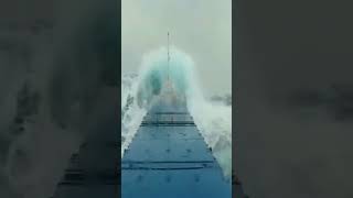 Terrifying Giant Waves in the North Sea 🌊  Ship vs Nature [upl. by Nylyoj]