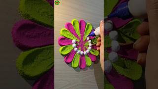 Rangoli designs for diwali simple and easy rangolidesign diwalirangoli shorts [upl. by Filemon]