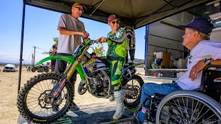 Dirt Shark  RC 125  Ricky Carmichael on a KX 125 2 Stroke [upl. by Yelad]