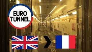 Eurotunnel Le Shuttle Channel Tunnel  UK To France Full Journey On Coach [upl. by Uliram]