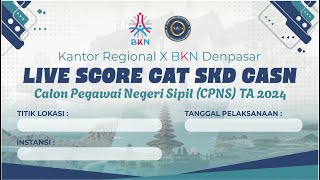 12 NOVEMBER 2024 LIVE SCORE SKD CPNS 2024 TILOK MANDIRI PEMERINTAH KABUPATEN SABU RAIJUA [upl. by Ellinej]