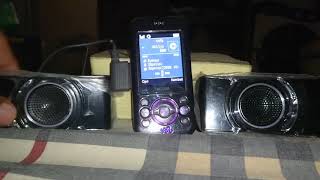 Classic  Sony Ericsson W395 Sound Check with Speaker Ms450 mod jack 35mm [upl. by Ming]