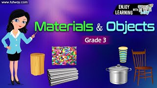 Materials and Objects  Materials And Their Properties  Materials  Science for Kids [upl. by Kcyred]