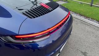 Porsche 911 Carrera S  Gentian Blue Metallic [upl. by Nady689]