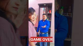 Game Over 🤣 Wait For End 🤪🤣comedy husbandwifecomedy trending sachinoverload [upl. by Madaras387]