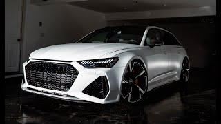 2021 Audi RS6 DME Stage 2 amp Catless Downpipes Insane Exhaust Sound [upl. by Orlantha]