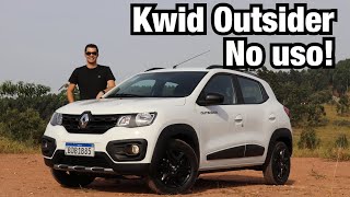 Novo Renault Kwid Outsider 2020 no uso  Falando de Carro [upl. by Warner895]