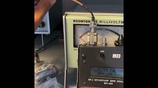 Measuring Coax Lenght with MFJ269 antenna analyzer [upl. by Ahsocin]