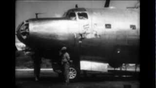 First Consolidated B32 Dominator bombers On Guam 23 May 1945 [upl. by Shere]