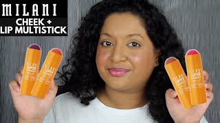 Milani Supercharged Cheek  Lip Multistick Review [upl. by Bergman973]