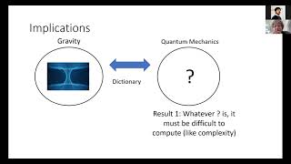 Adam Bouland  Pseudorandomness and the AdSCFT correspondence [upl. by Franzen425]