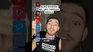 BLIND RANKING NFL QB’S THROUGH WEEK 5 [upl. by Letrice282]