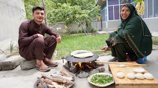 Making Traditional Food  100 Organic Dish  Gilgit Pakistan [upl. by Drusus]