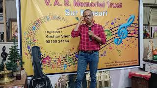 SUR BANSURI  TERA HUSN RAHE  KESHAV SHENOY YUJ STUDIO WORLI07072024 [upl. by Bartko]