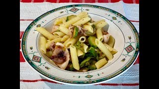 Pasta Zucchine e Calamari Sapore di Terra e MareZucchini and Calamari Pasta Flavor of Land and Sea [upl. by Notnek698]