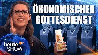 Die Kirche wird zum Geschäft für Sponsoren Birte Schneider klärt auf  heuteshow vom 26052017 [upl. by Ardyce78]