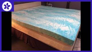 Linenspa 2 Inch Gel Swirl Memory Foam Topper Review [upl. by Fendig]