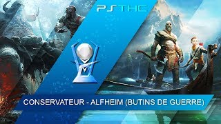 God of War  Curator Trophy Guide  Trophée Conservateur  Alfheim Butins de guerre [upl. by Keldah]