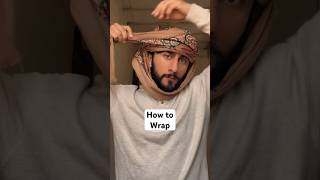 How to wrap 1million headband arabic shorts viral [upl. by Kannav467]