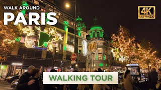 The best place to do Christmas shopping in Paris now  Walking tour [upl. by Erme554]