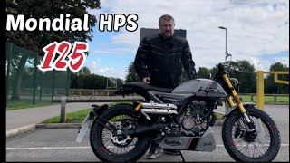 Mondial HPS 125 Motorcycle review  test ride The best looking 125cc money can buy [upl. by Pascale]