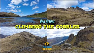 Climbing THE COBBLER  Ben Arthur  Arrochar Alps  Scotland [upl. by Liatnahs914]