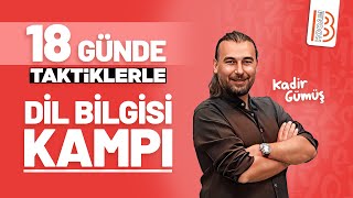 1Gün  Taktiklerle Dil Bilgisi  Ses Bilgisi  Kadir Gümüş [upl. by Nylidnarb]