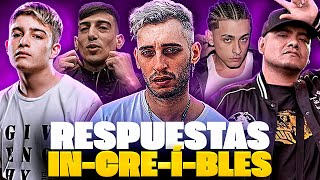 BLON REACCIONA A RESPUESTAS INCREÍBLES EN BATALLAS DE FREESTYLE 😯 [upl. by Thay]