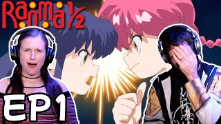 Ranma 12 Episode 1 Reaction HILARIOUS  AVR2 [upl. by Rasaec]