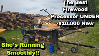 Worlds Cheapest Firewood Processor And Shes Running Smoothly [upl. by Odnalra]