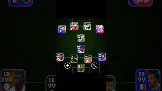 France squad  4114 Formation efootball 2025 mobile shorts efootball2024 football pes france [upl. by Jamnis26]