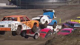 WRECKFEST  MONSTER TRUCK VS NORMAL CARS IN THE DESERT CIRCUIT  BANGER RACING [upl. by Benil]