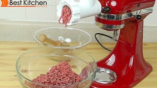 KitchenAid Food Grinder Attachment for Stand Mixers  Review [upl. by Ahsyen97]