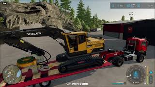 Farming Simulator 22 How to plant trees with Risutec SKB240 [upl. by Enyawud]